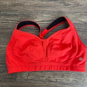 Coral Lululemon sports bra